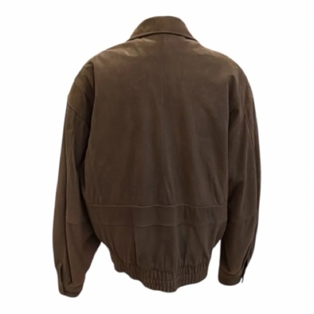 VTG Wilsons Leather Adventure Bound Bomber Jacket Brown Large Thinsulate Size L